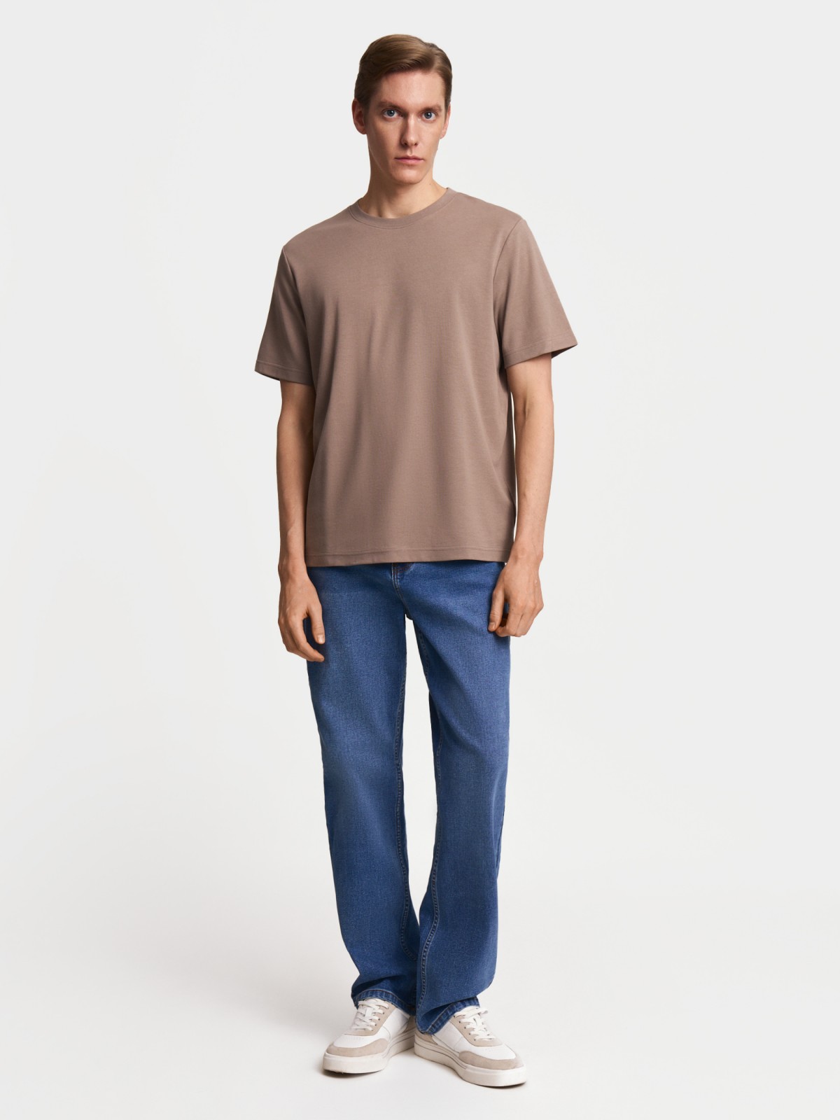 Футболка из хлопка с коротким рукавом