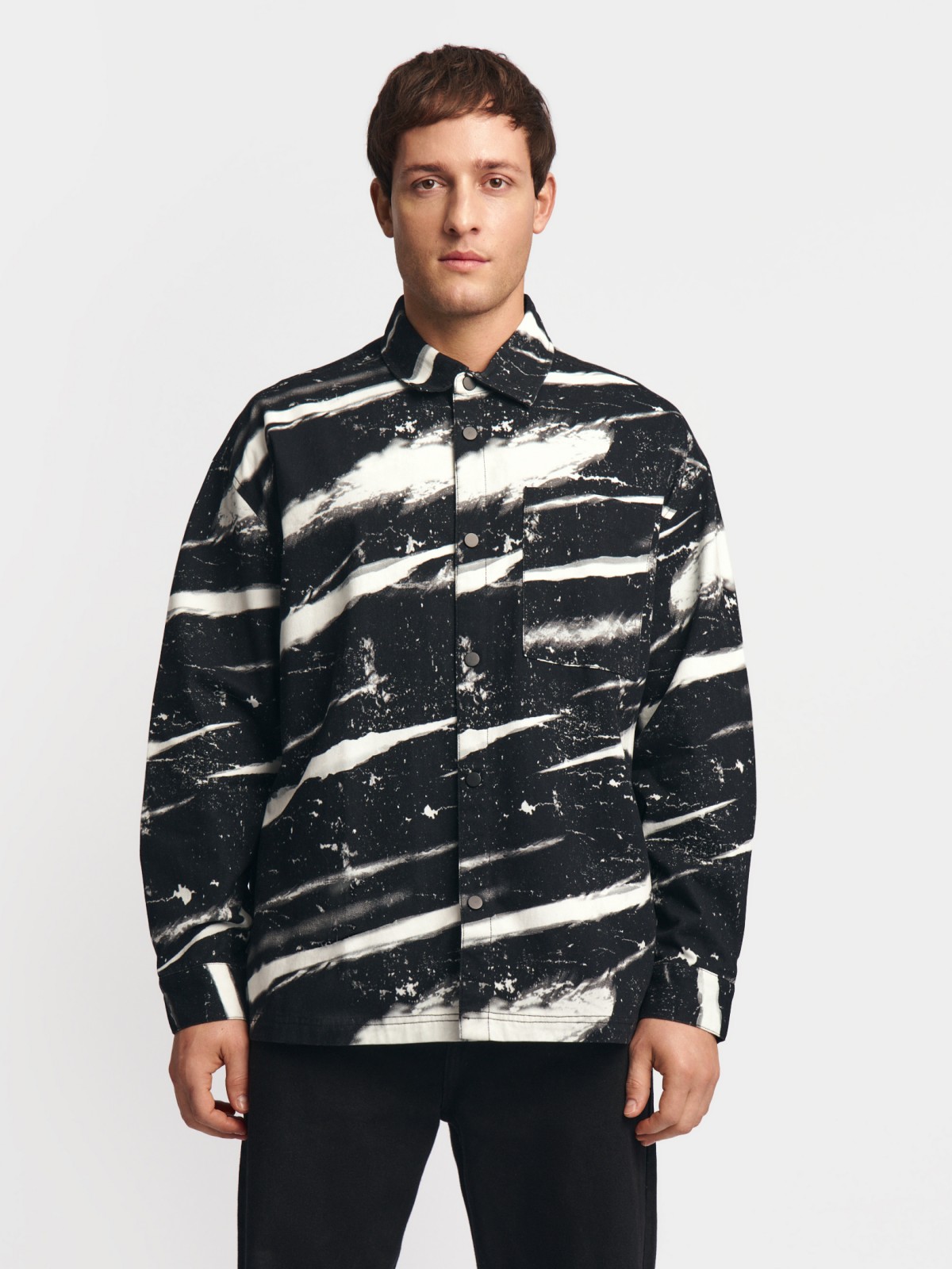 Рубашка с длинными  рукавами