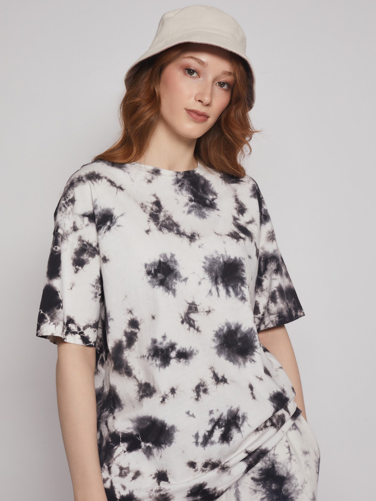 Оверсайз футболка в стиле тай-дай