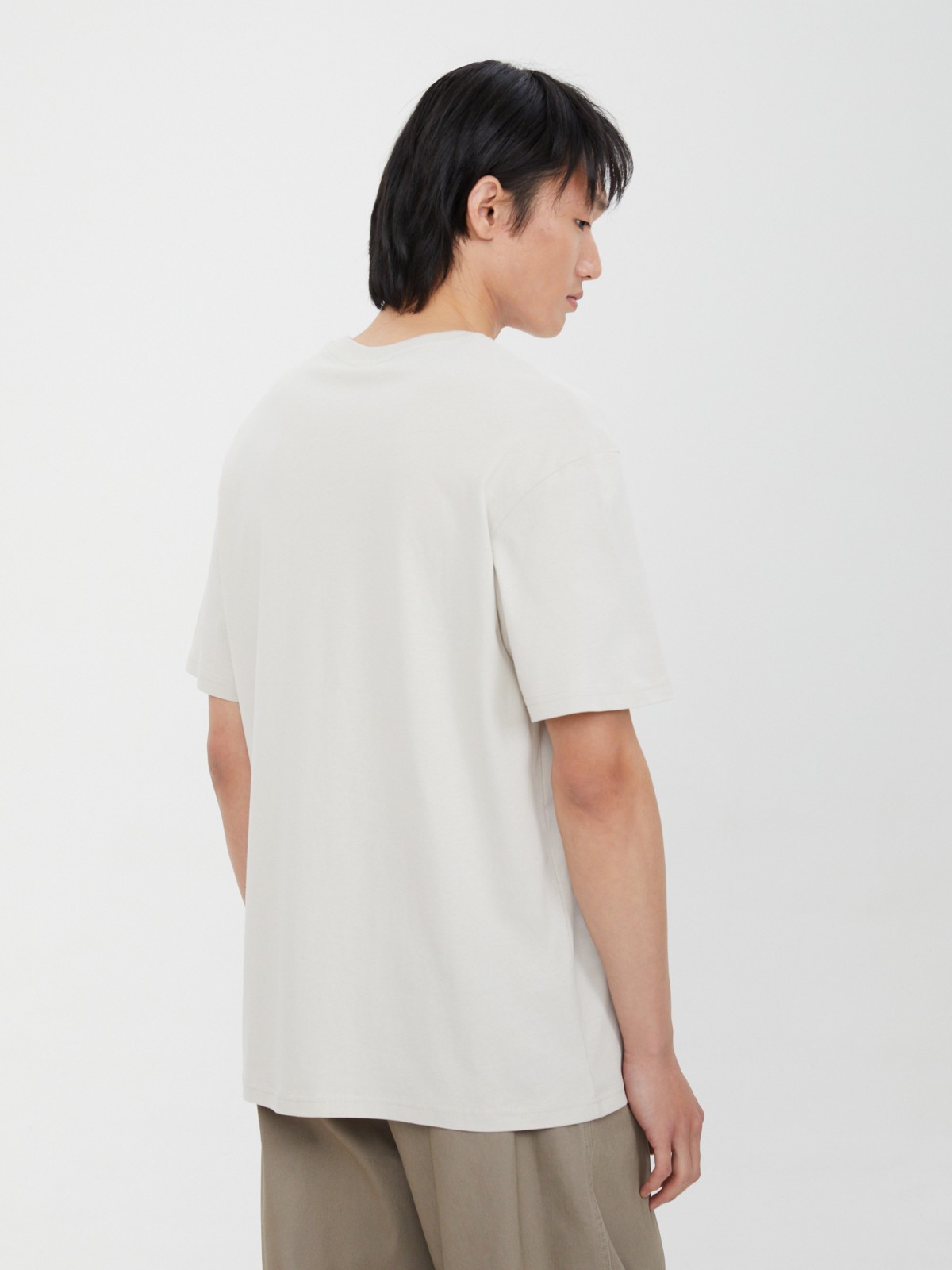 Футболка из хлопка с надписями