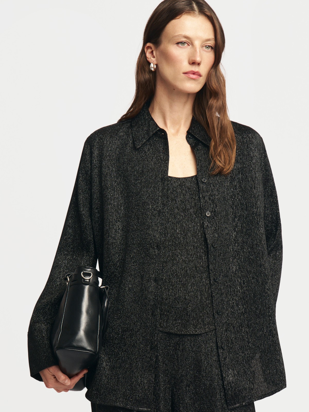 Рубашка с люрексом