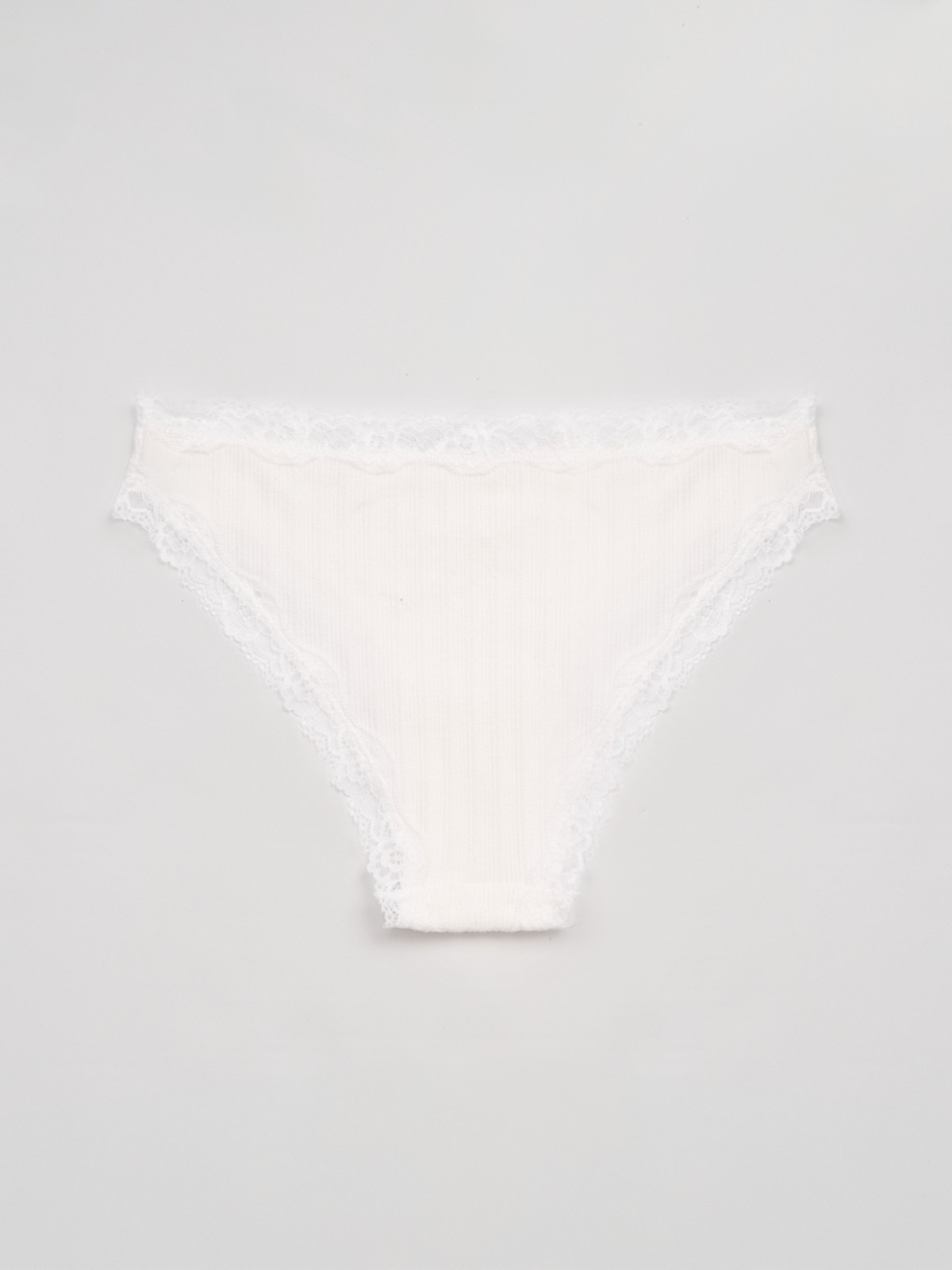 Трусы слип с кружевом
