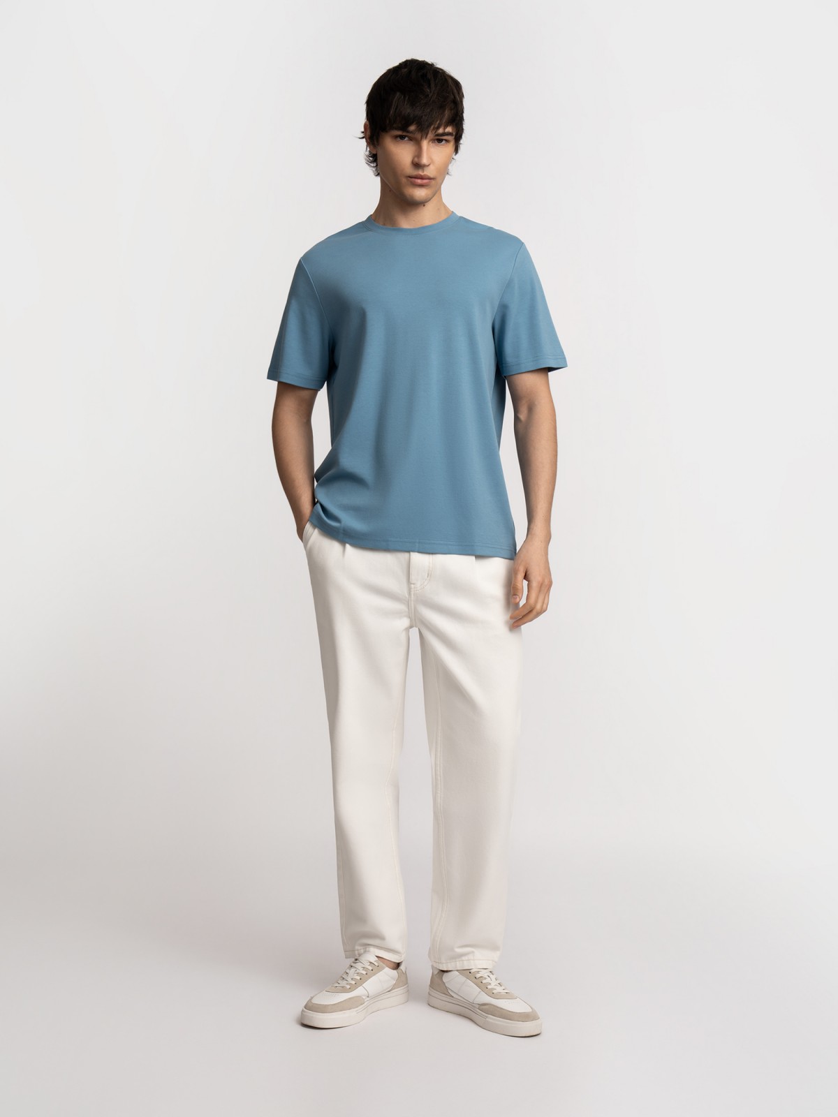 Футболка из хлопка с коротким рукавом