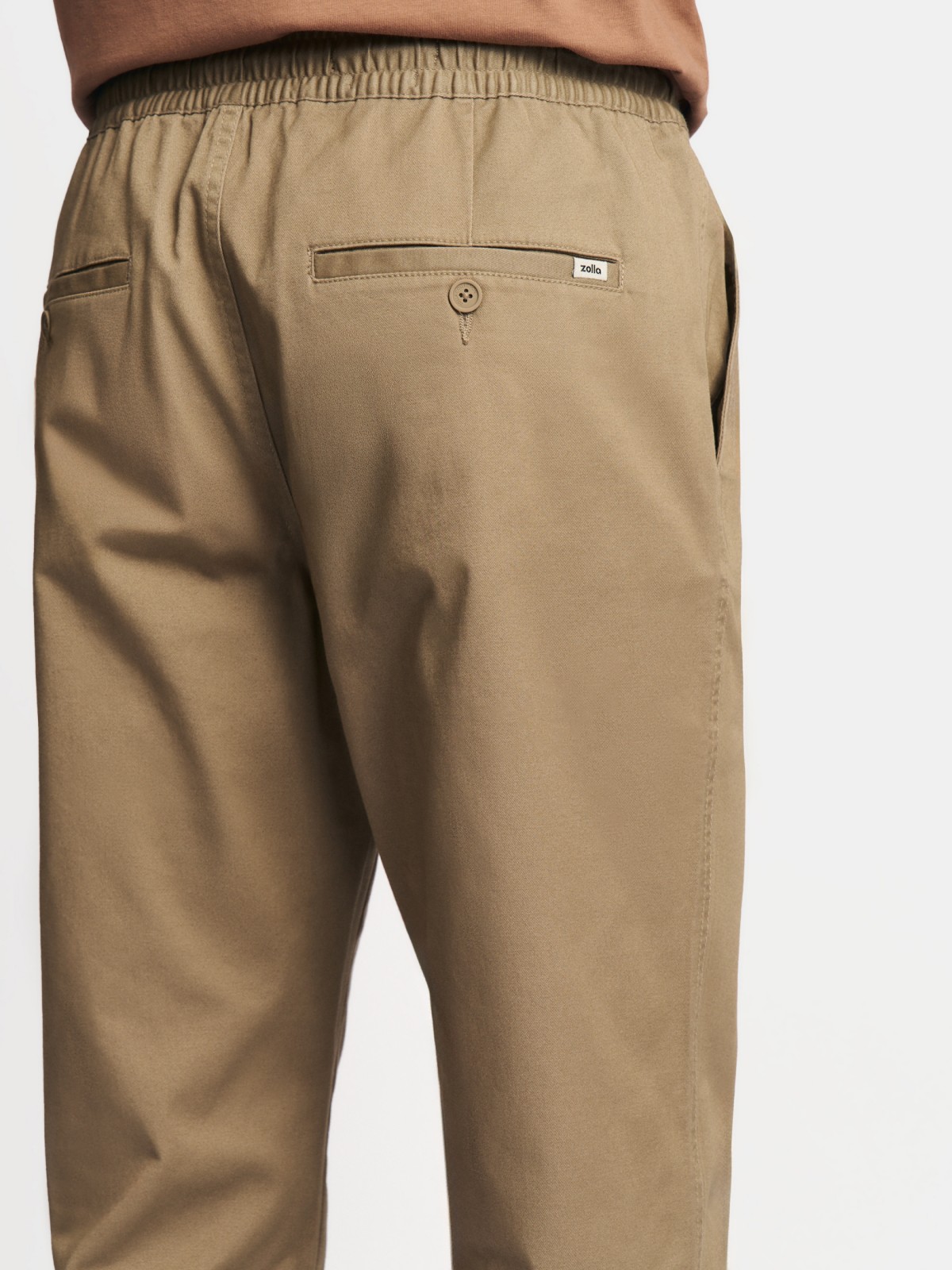 Брюки-джоггеры из хлопка на резинке