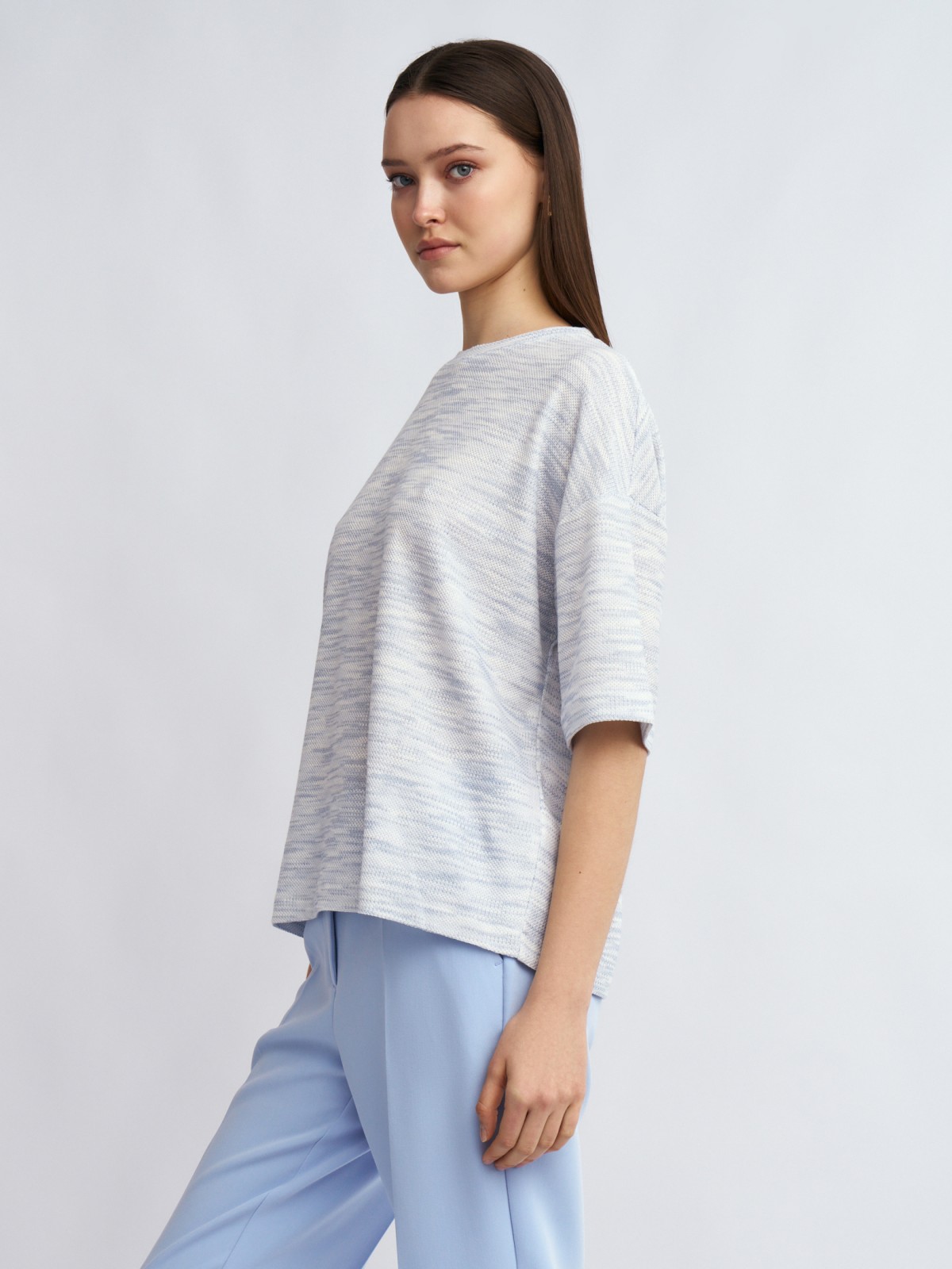 Футболка из вязаного трикотажа