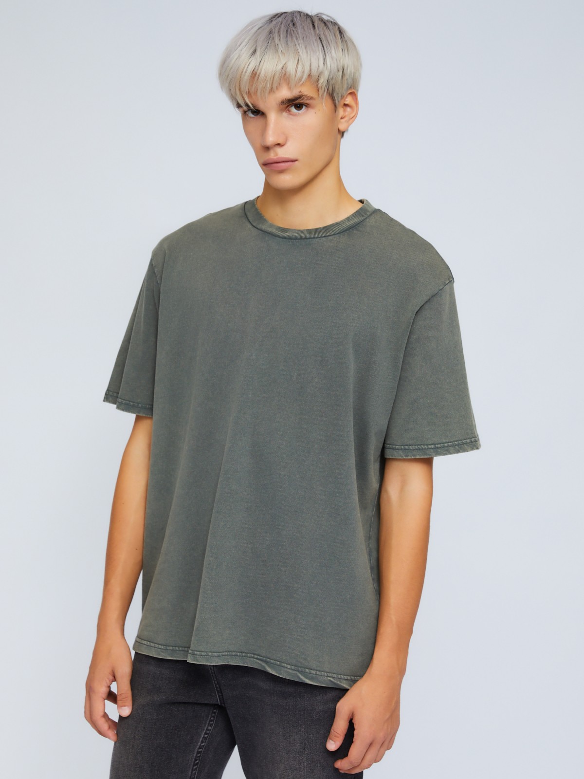 Футболка из плотного трикотажа из хлопка