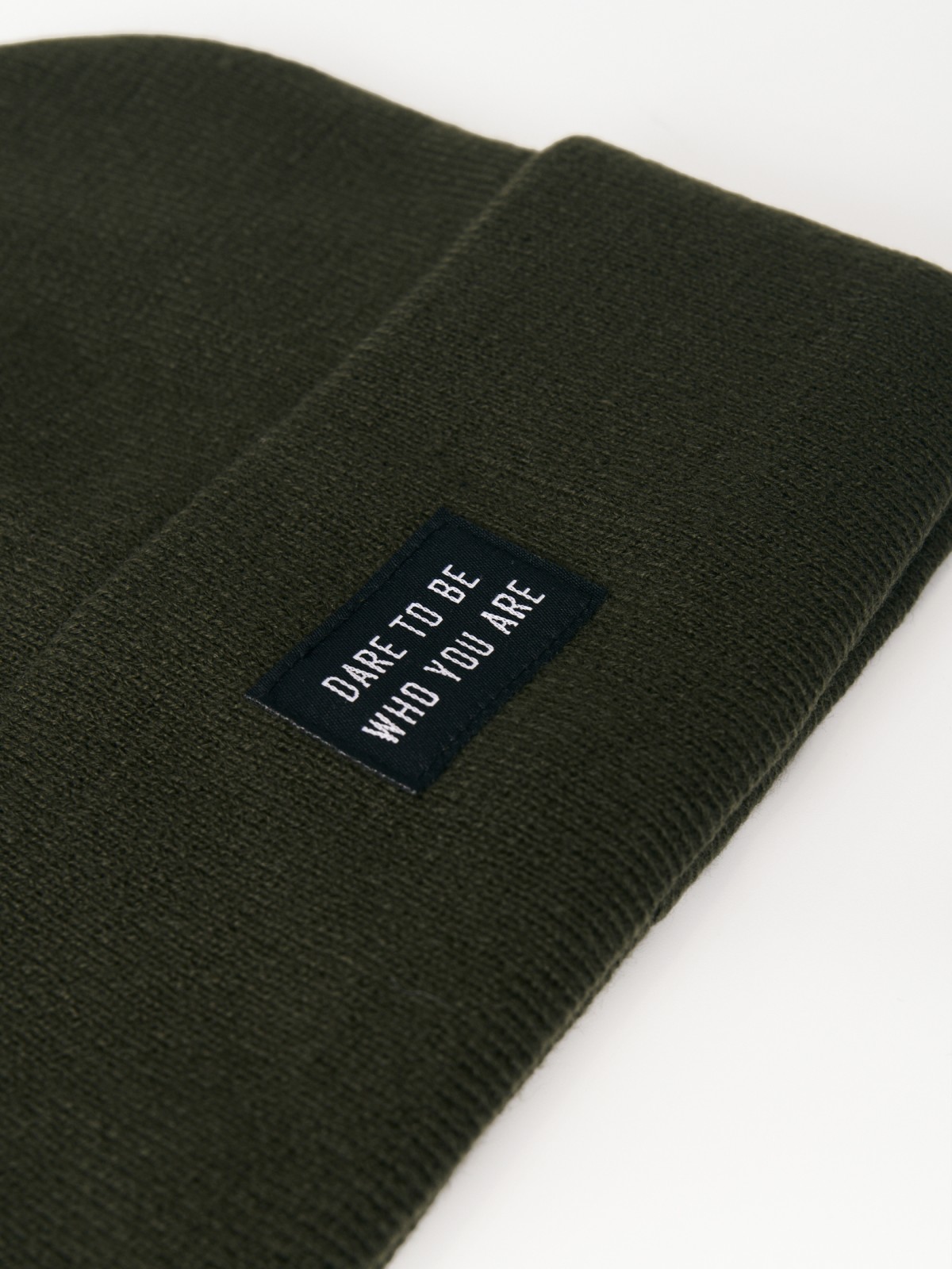 Трикотажная шапка-бини с флисом