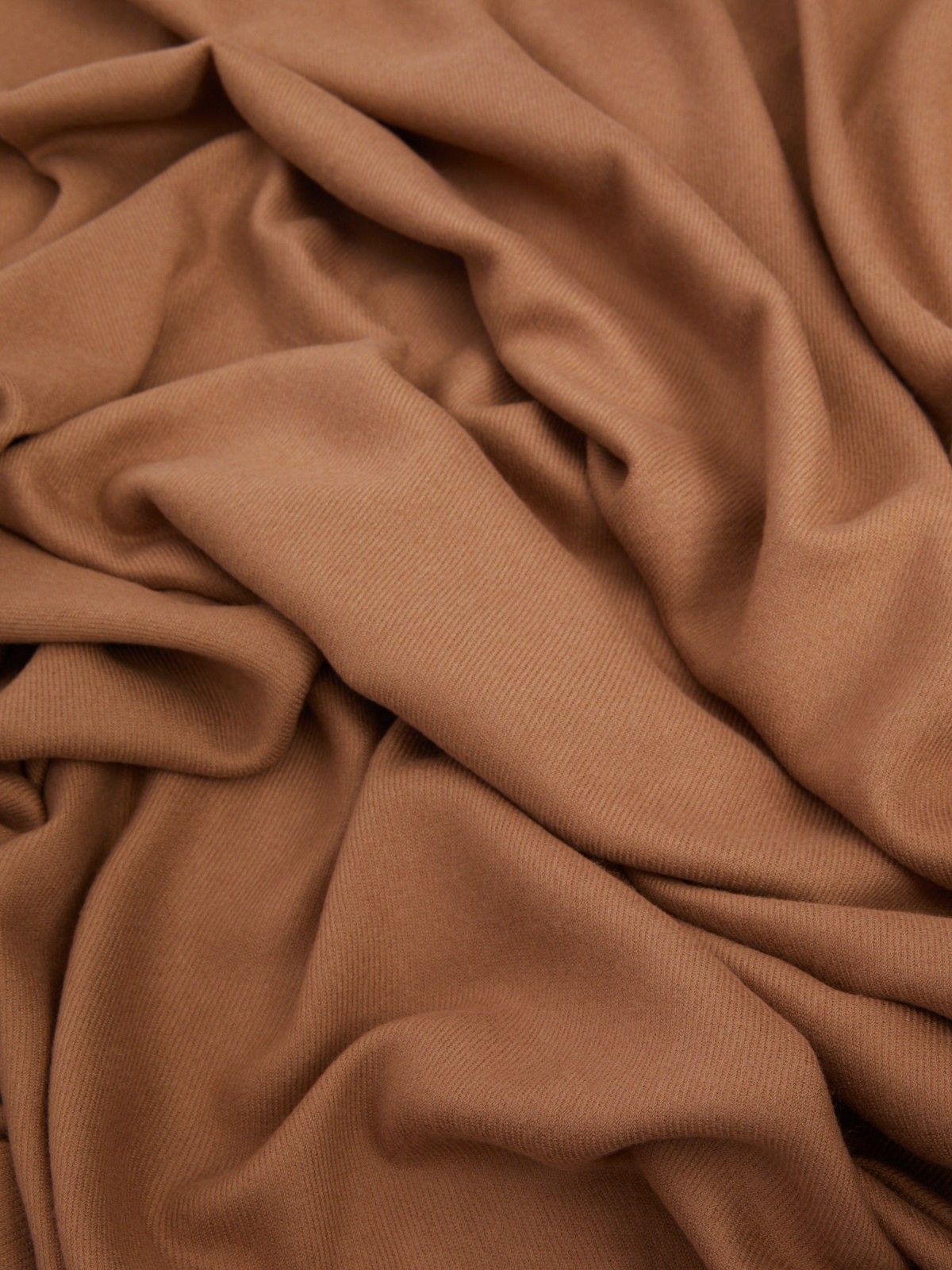 Тканевый шарф с длинной бахромой zolla 023339159085, цвет бежевый, размер No_size - фото 2