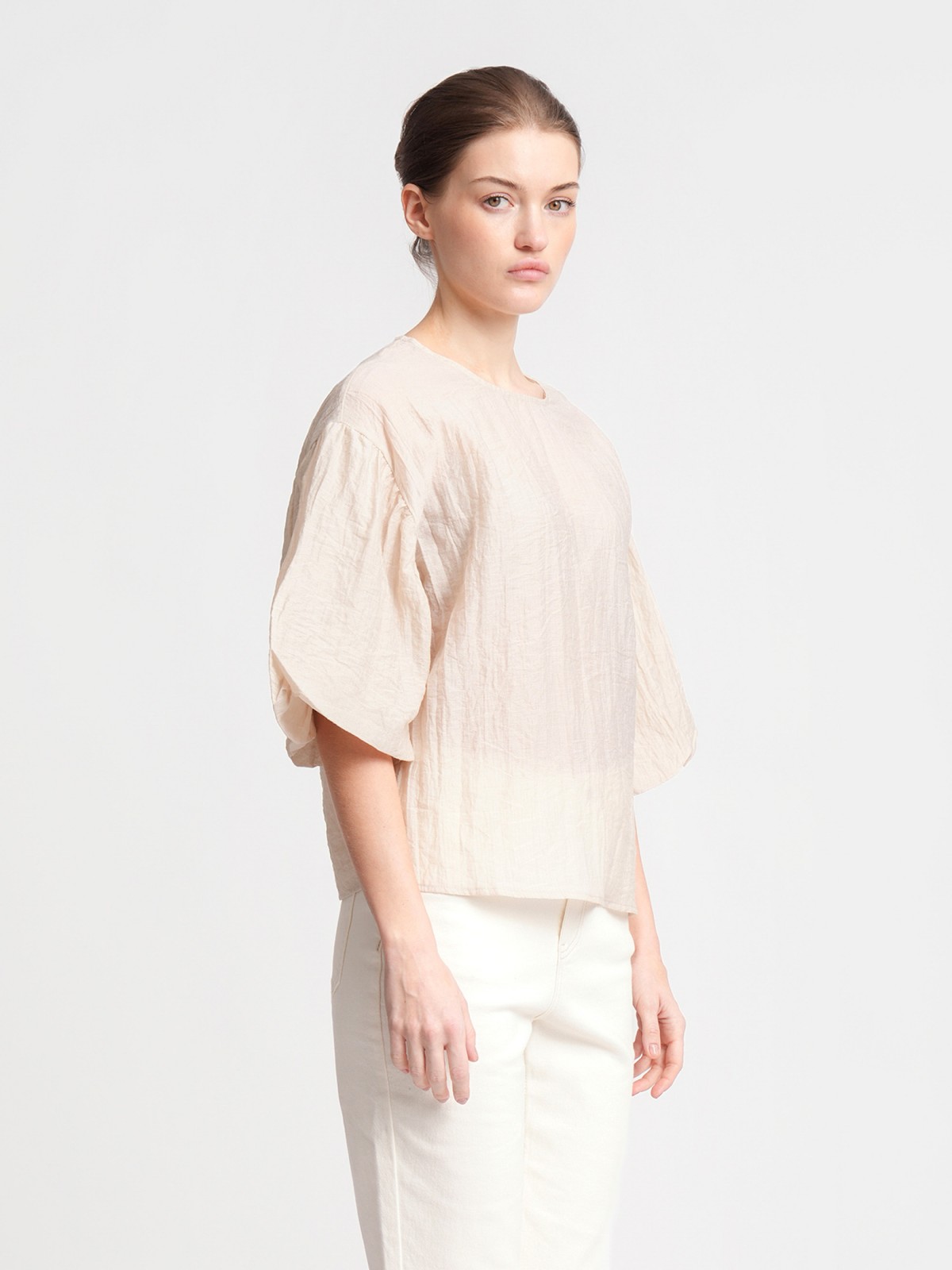 Блузка с короткими рукавами