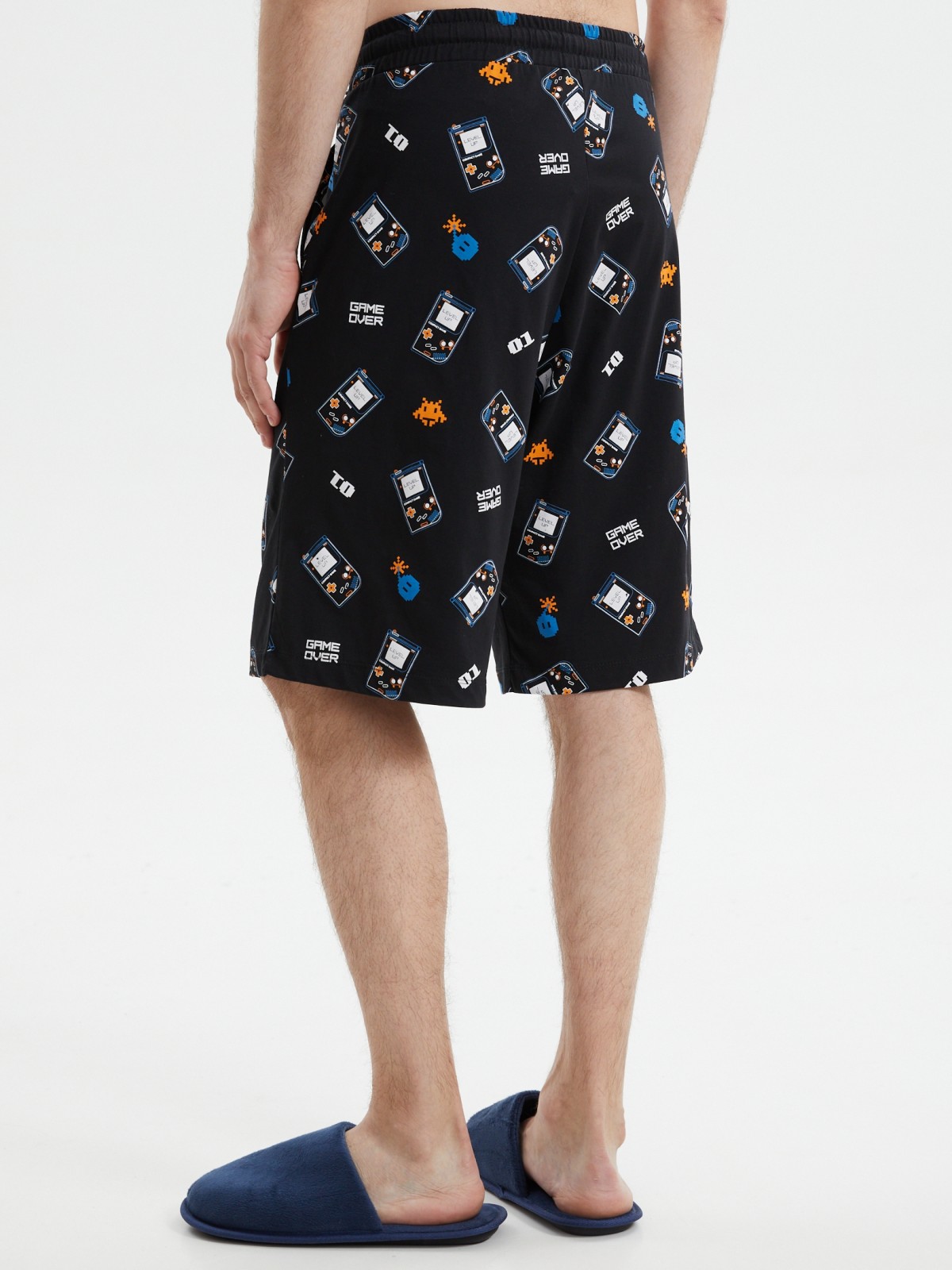 Трикотажные шорты на резинке из хлопка