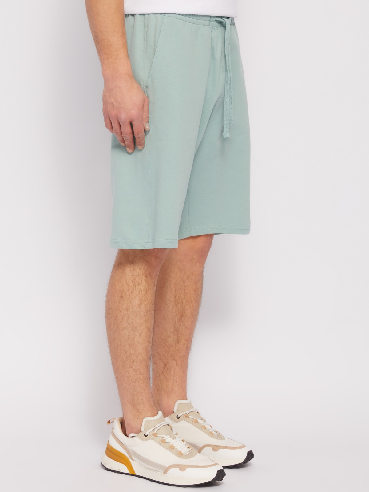 Трикотажные шорты на резинке из хлопка