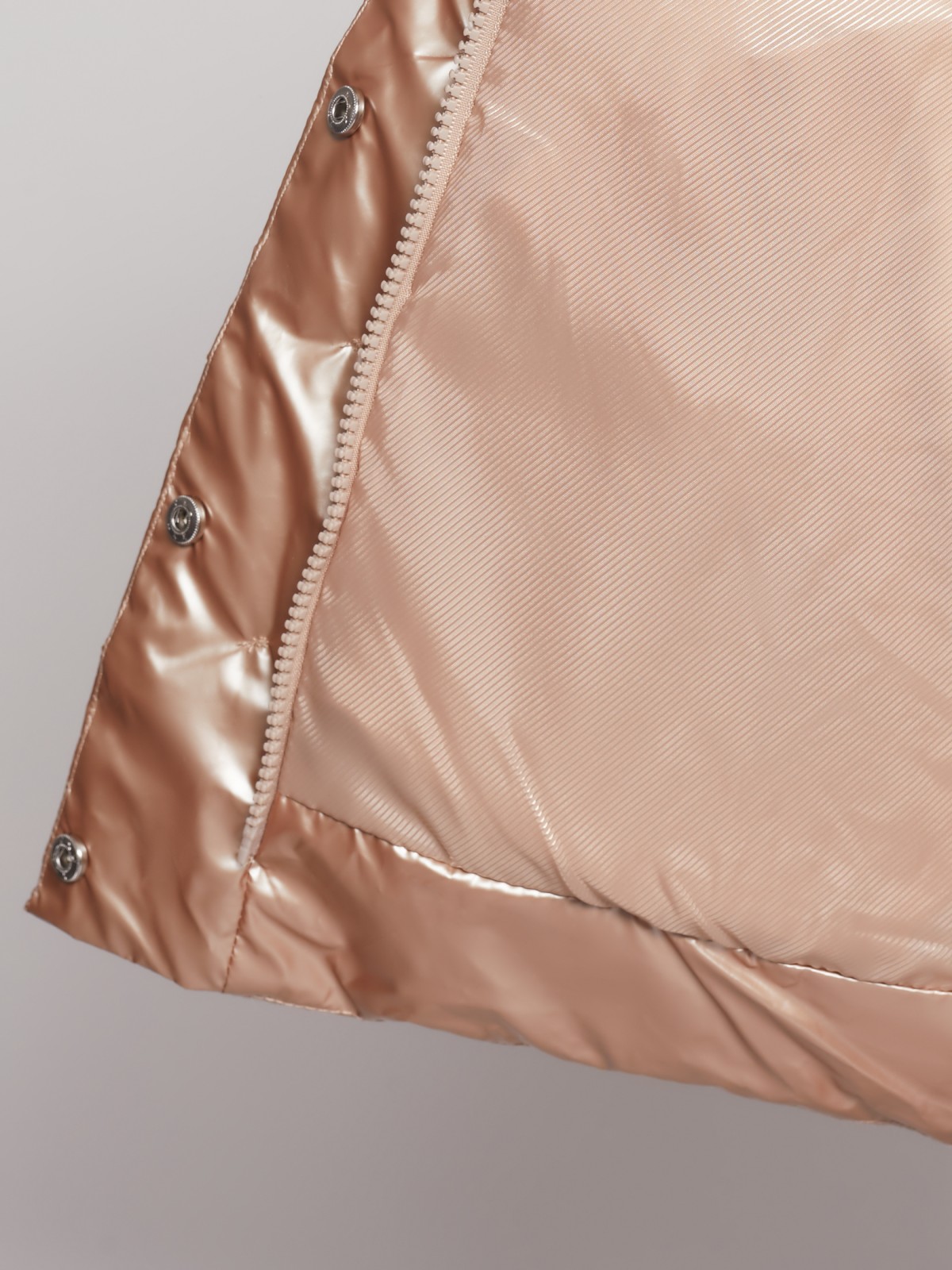 Стёганая куртка с высоким воротником zolla 02233510L084, цвет бежевый, размер XS - фото 6