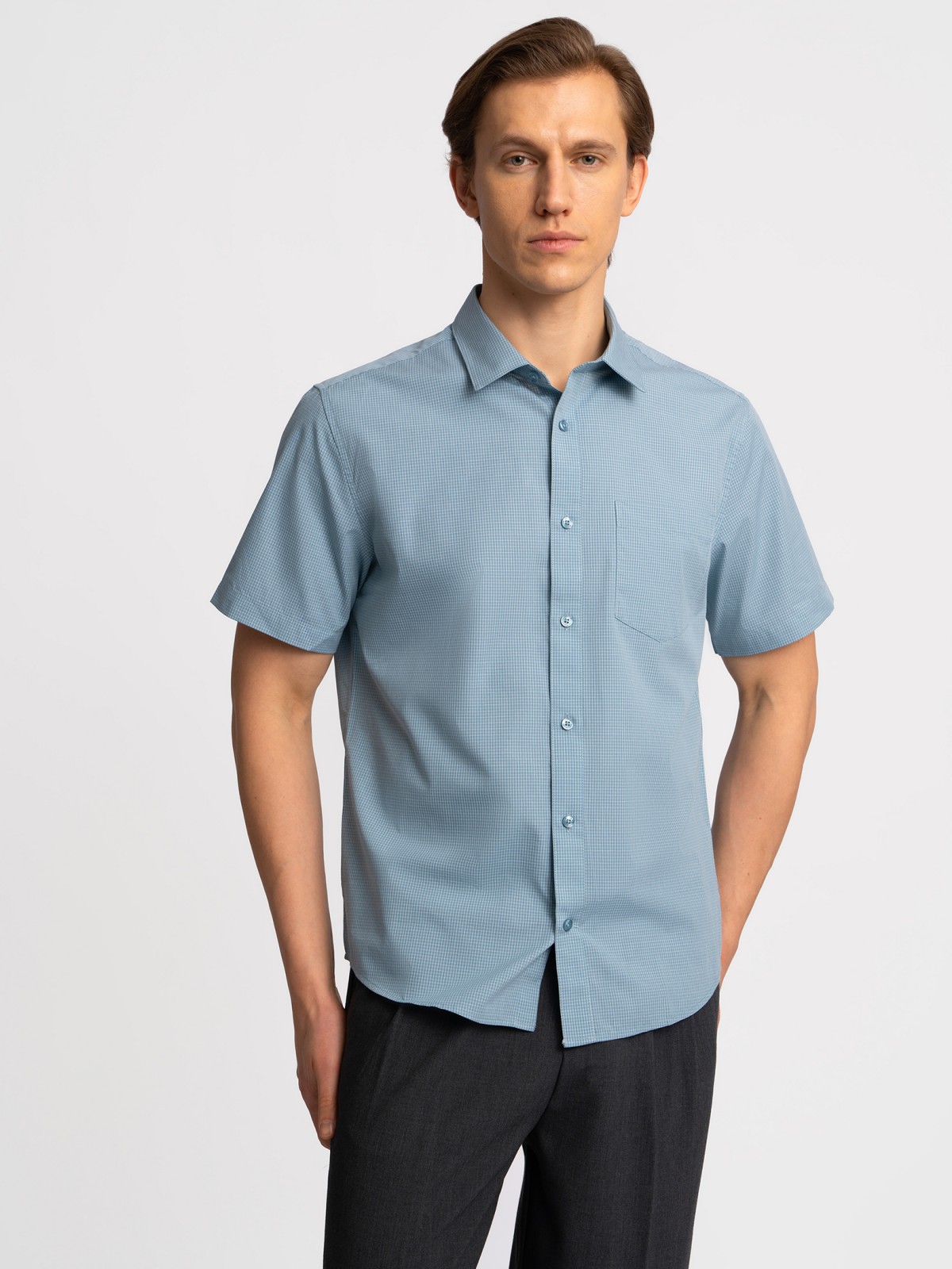 Рубашка с  короткими рукавами