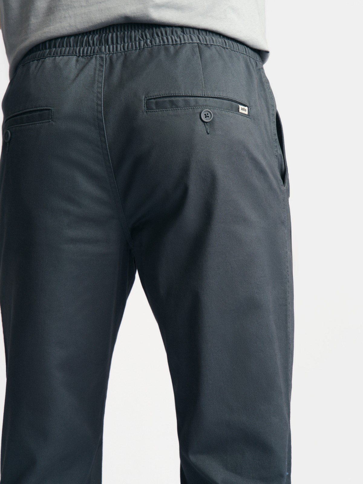 Брюки-джоггеры из хлопка на резинке