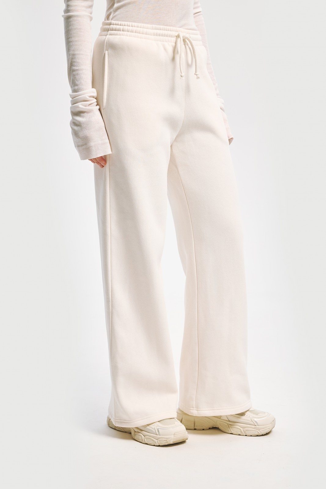 Утеплённые трикотажные брюки