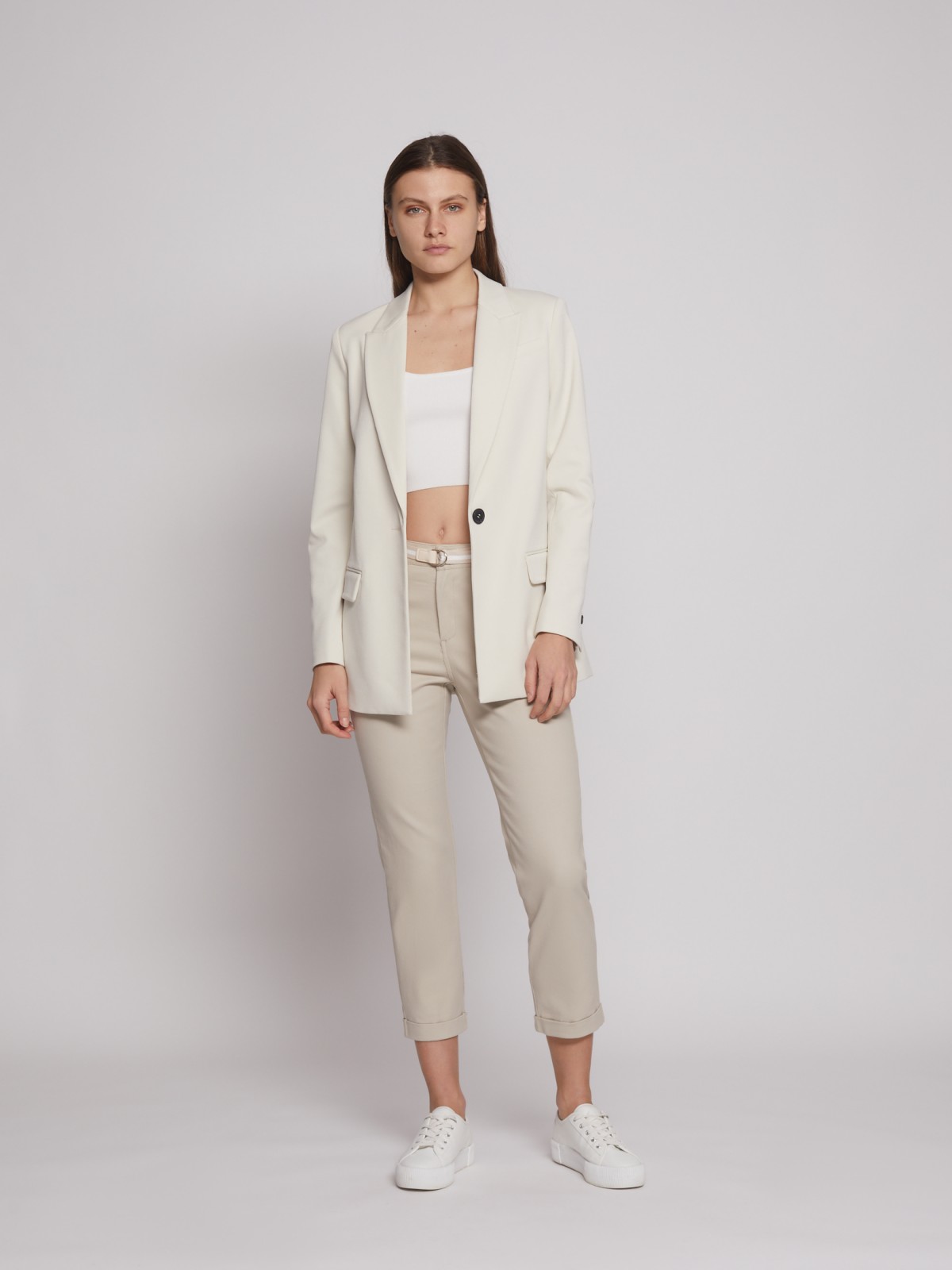 Брюки-чинос с ремнём