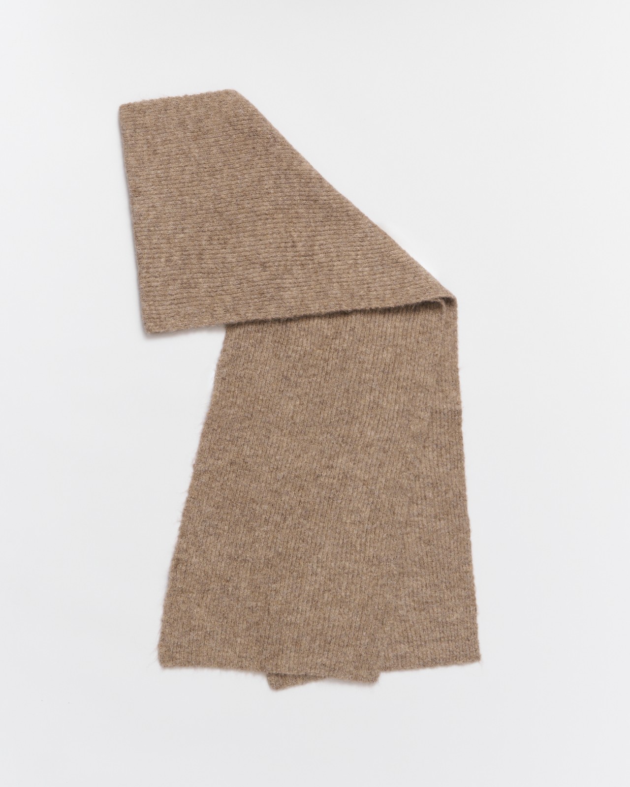 Вязаный шарф с шерстью