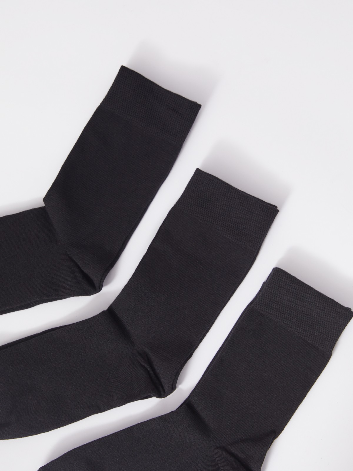 Набор носков (3 пары в комплекте) zolla 01331996G015, цвет черный, размер 25-27 - фото 2