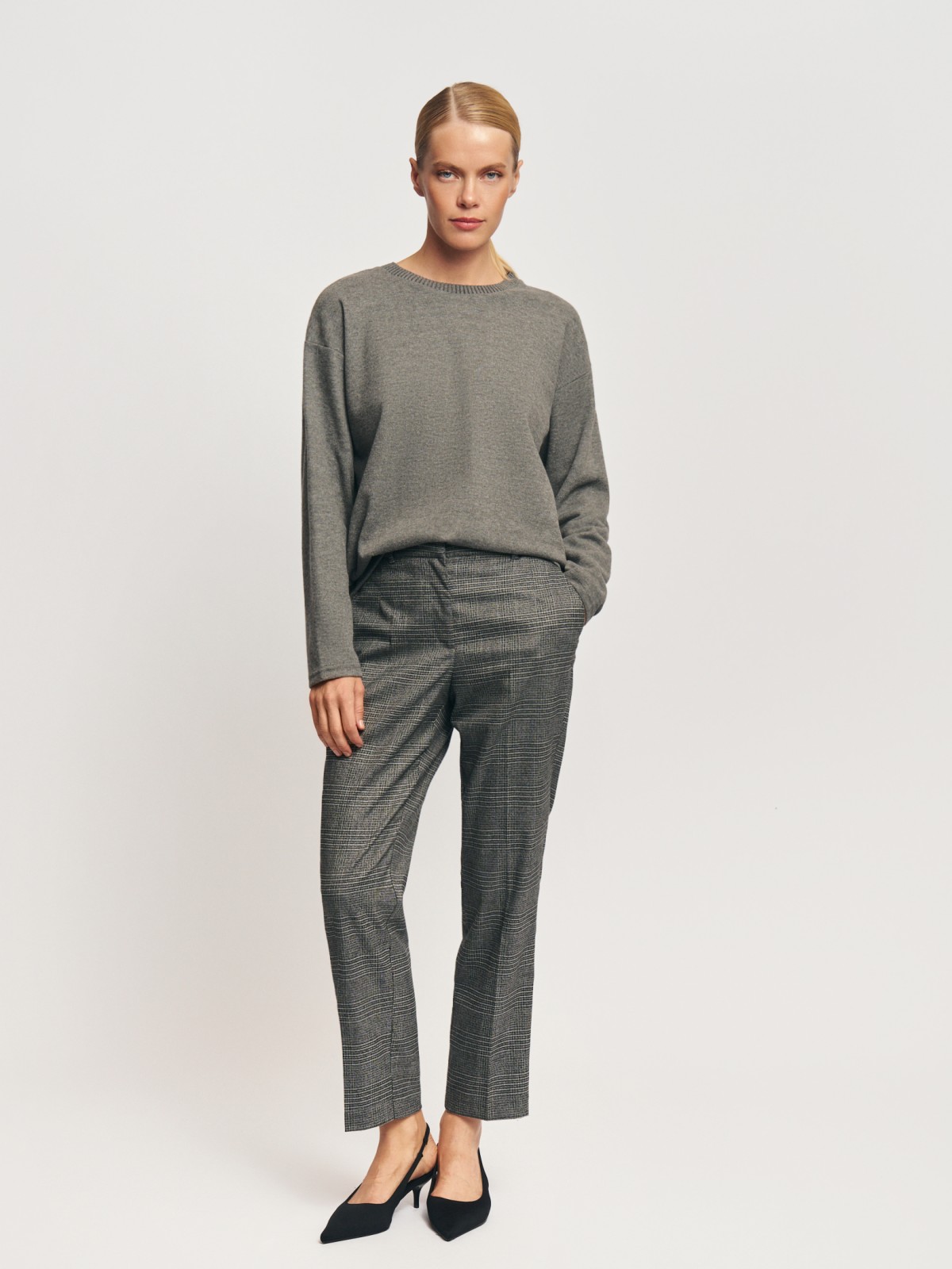 Джемпер из вязаного трикотажа