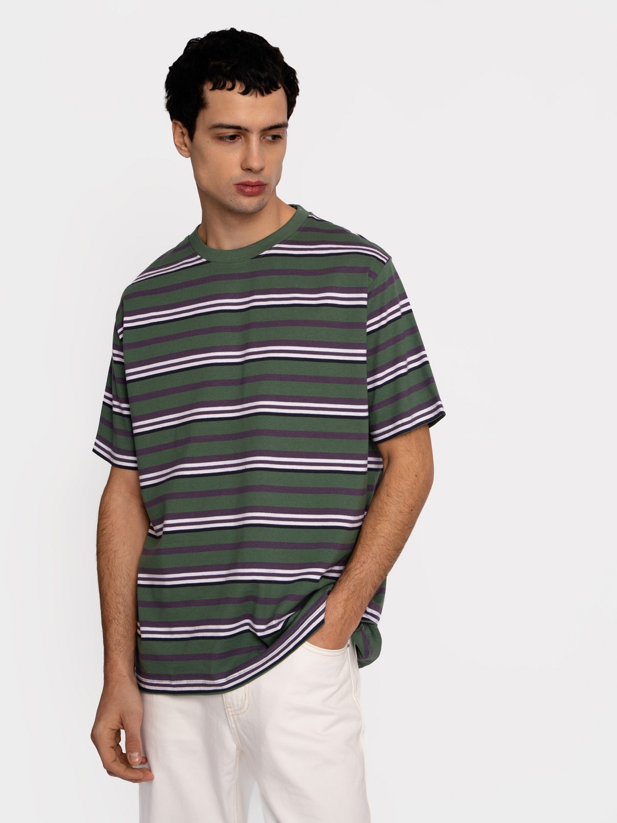 Футболка из хлопка в полоску