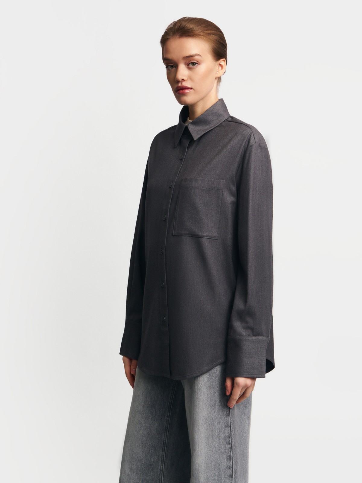 Верхняя рубашка на пуговицах