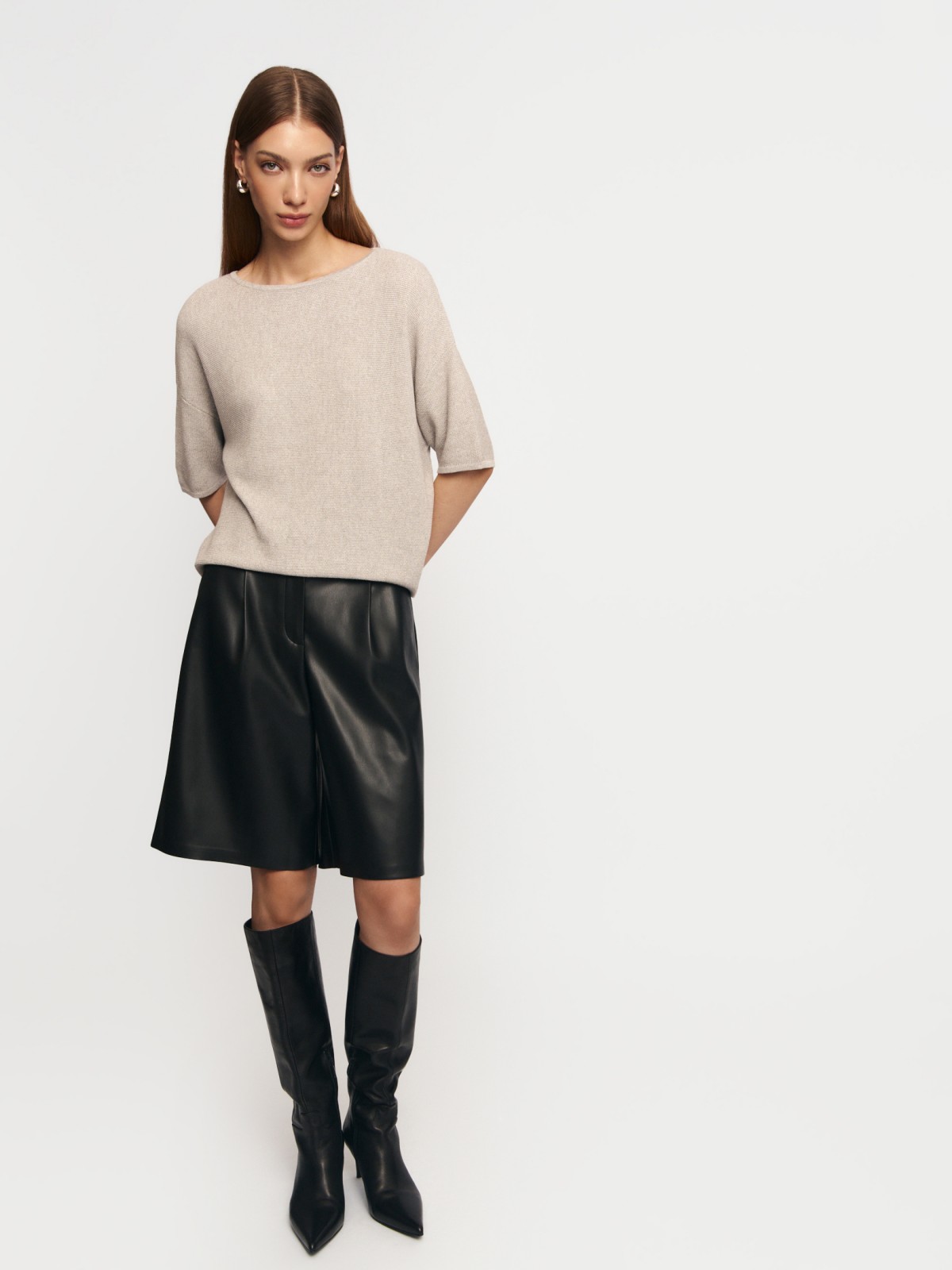 Джемпер с коротким рукавом