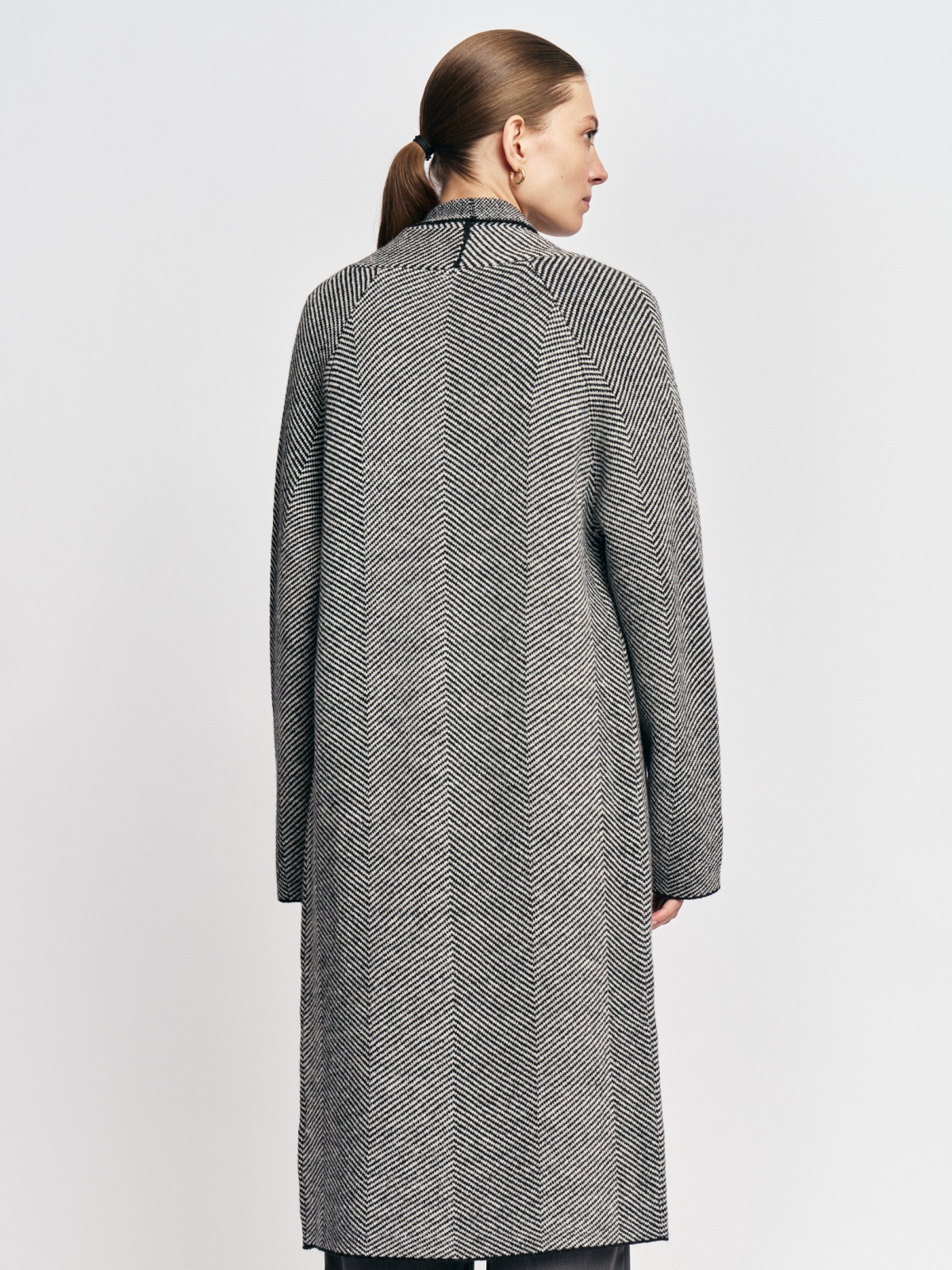 Трикотажный кардиган без застёжки