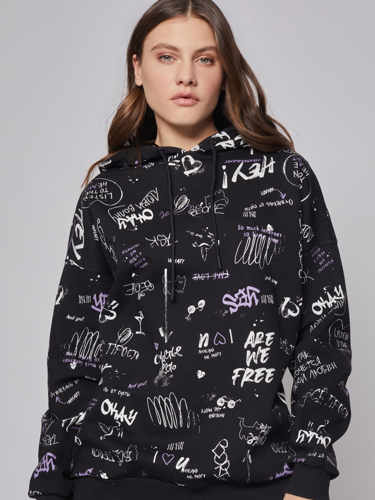 Худи с принтом