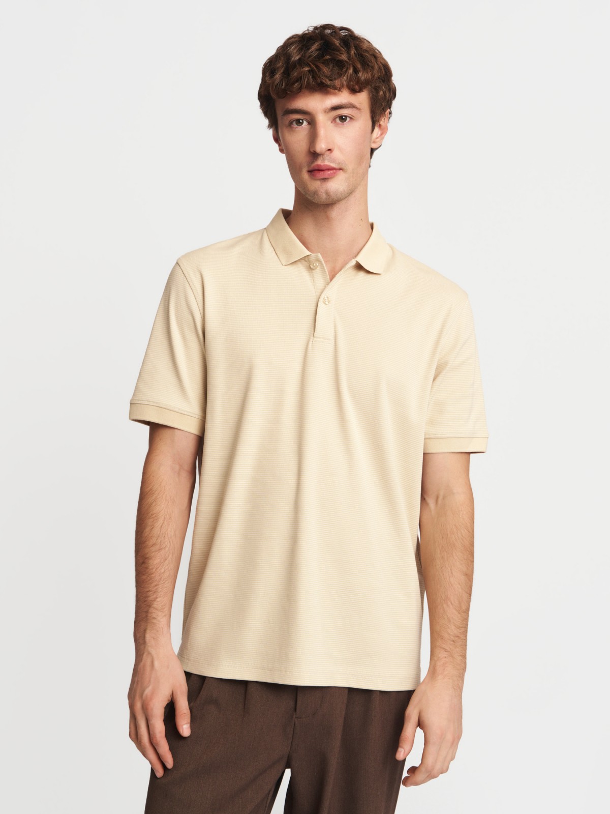 Футболка поло с коротким рукавом