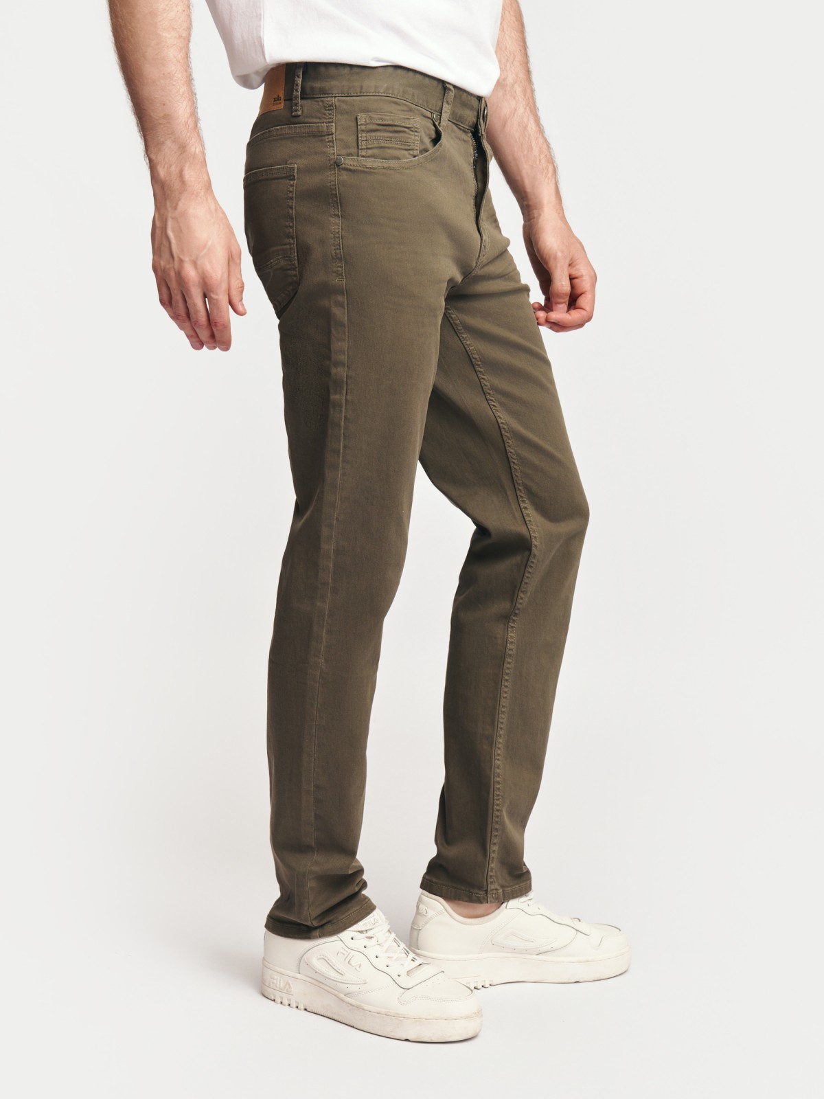 Джинсы фасона Tapered из хлопка