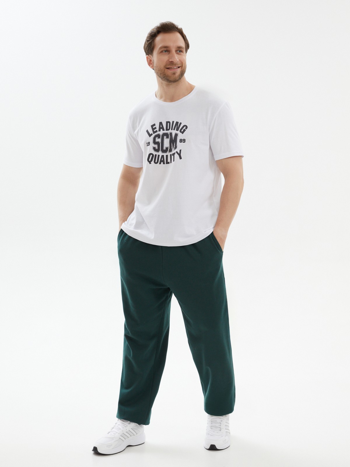 Футболка из хлопка с надписью