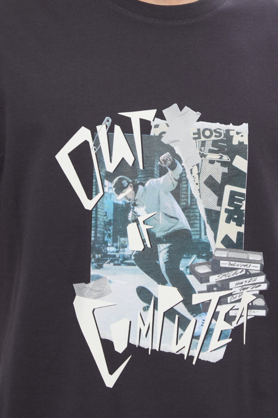 Футболка из хлопка с принтом