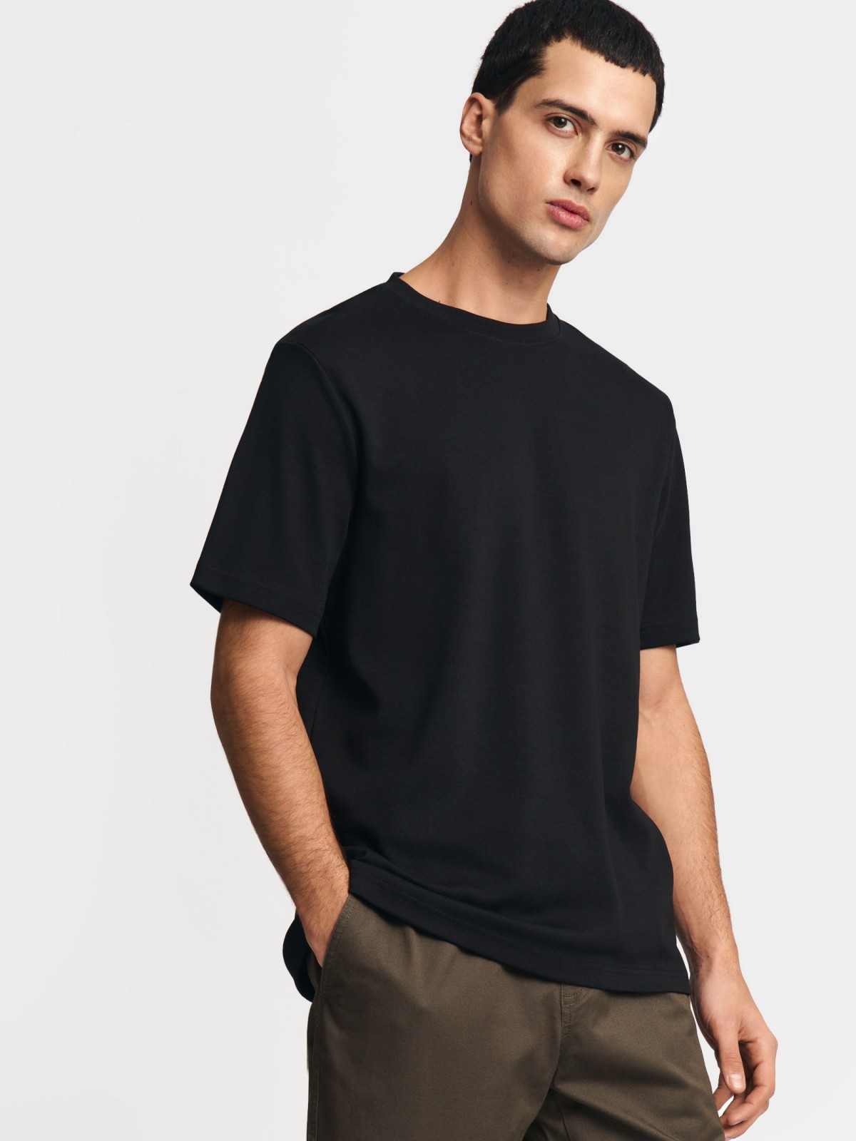 Футболка из хлопка с коротким рукавом