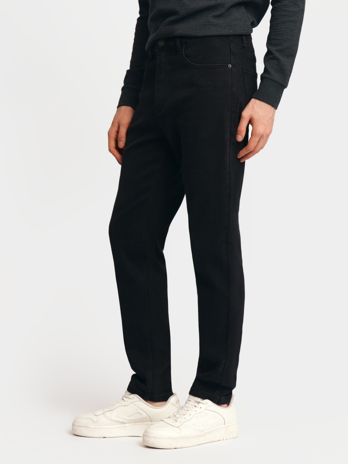 Джинсы фасона Carrot из хлопка