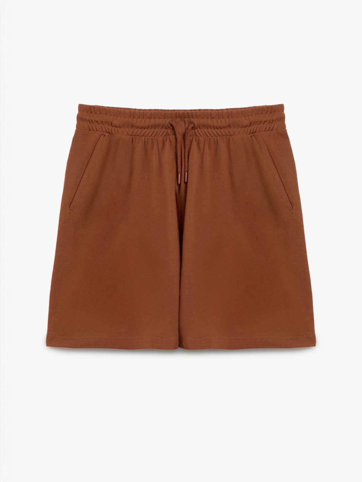 Трикотажные шорты на резинке из хлопка