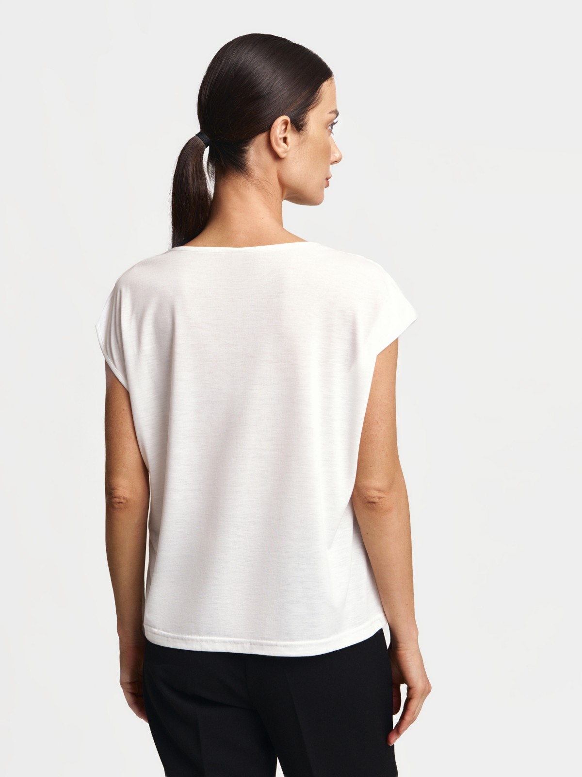 Блузка с узором в полоску