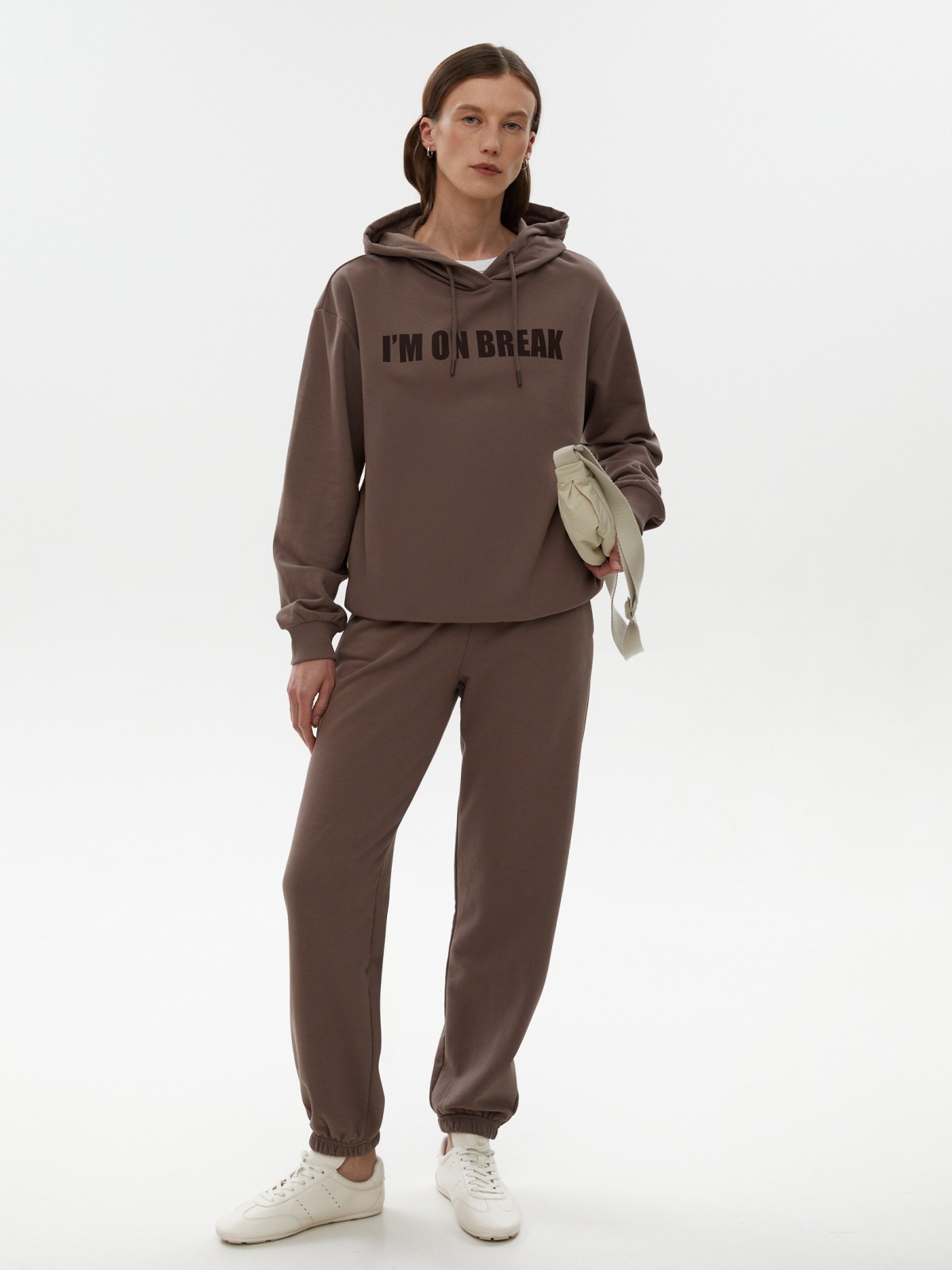 Утеплённый худи с начёсом и капюшоном