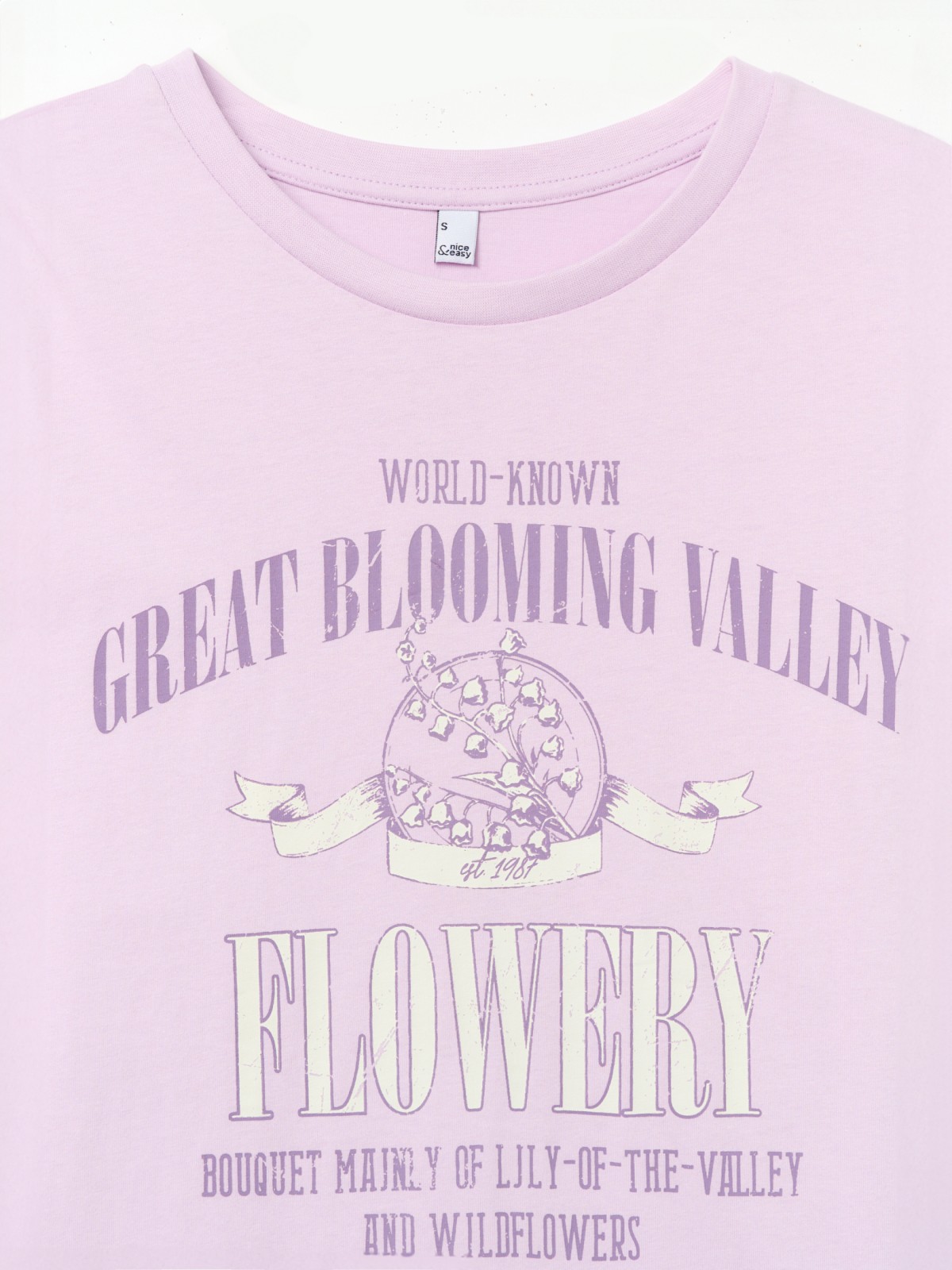 Футболка оверсайз из хлопка с надписью