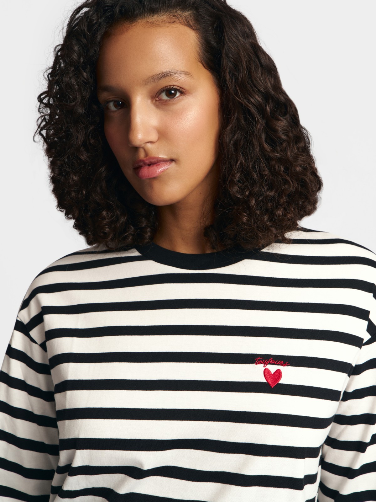 Лонгслив-тельняшка в полоску из хлопка