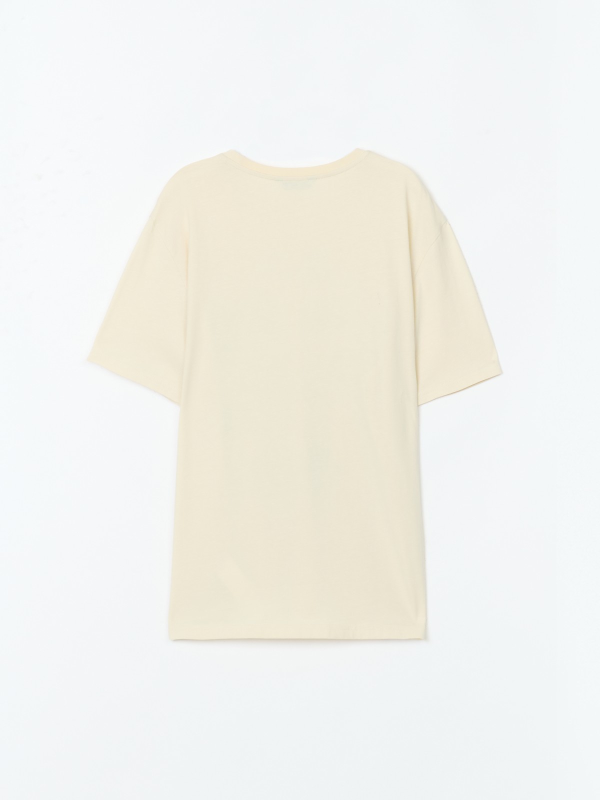 Футболка из хлопка с принтом