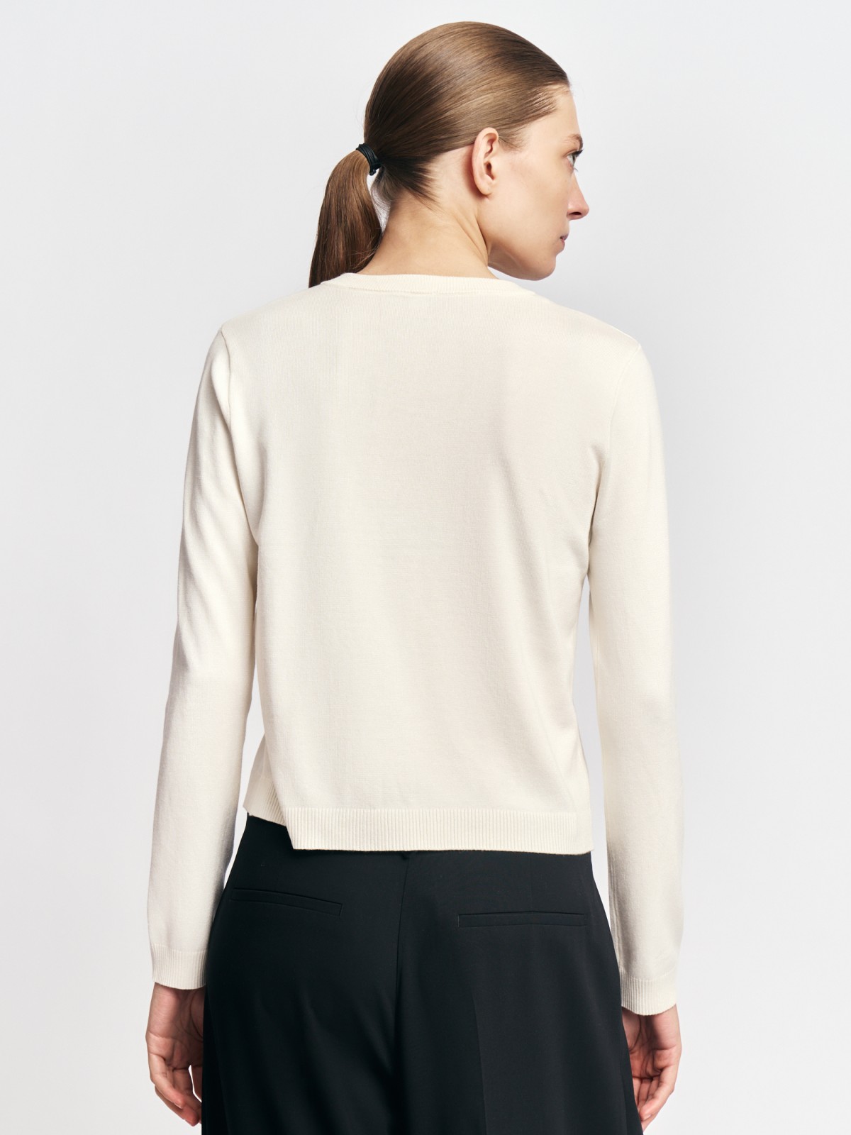 Трикотажный кардиган на пуговицах