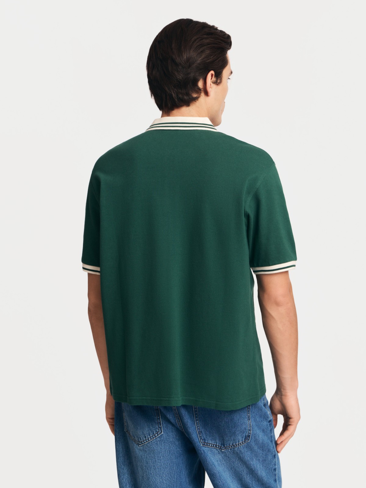 Футболка поло из хлопка