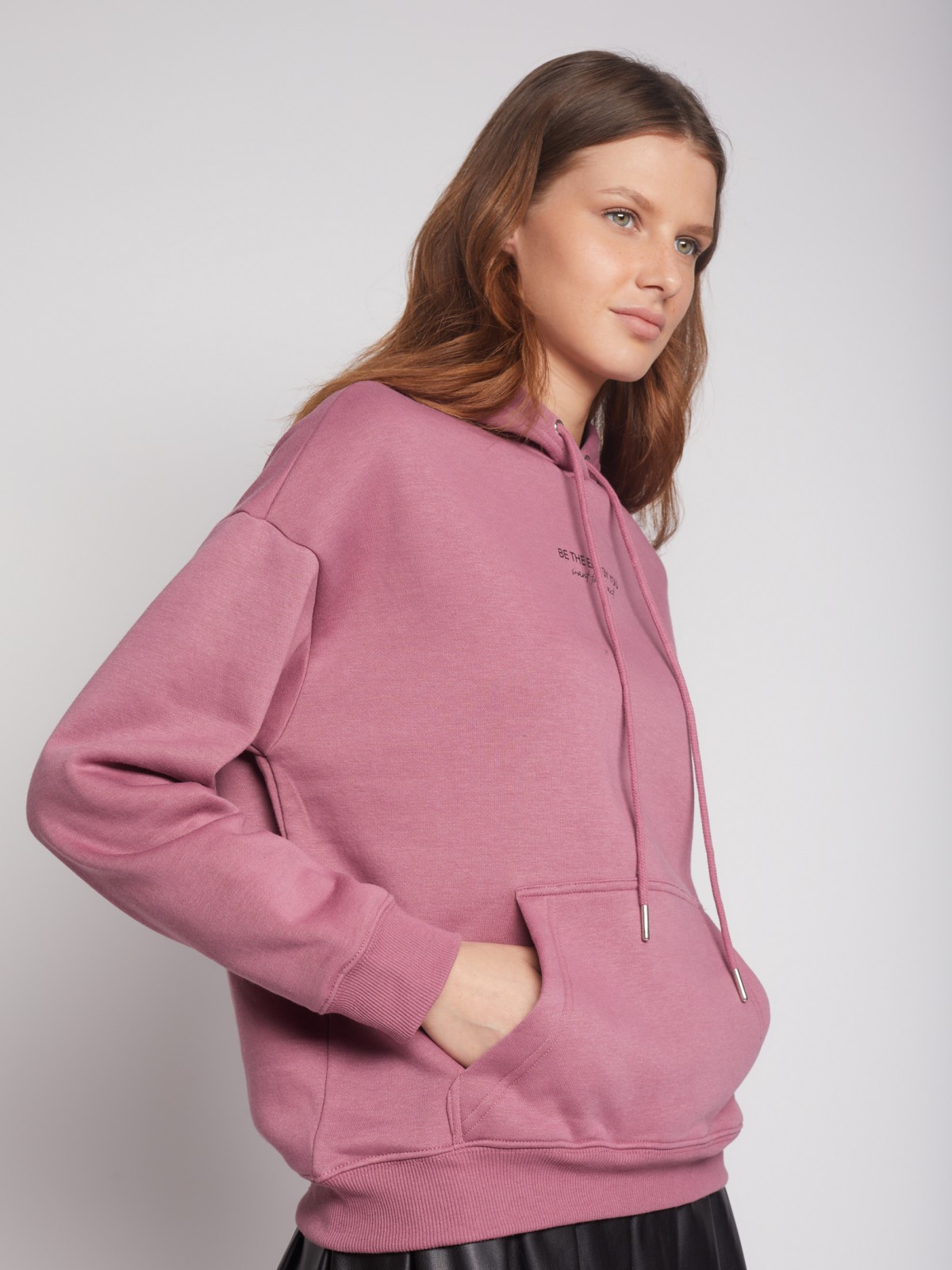 Утеплённый худи с капюшоном