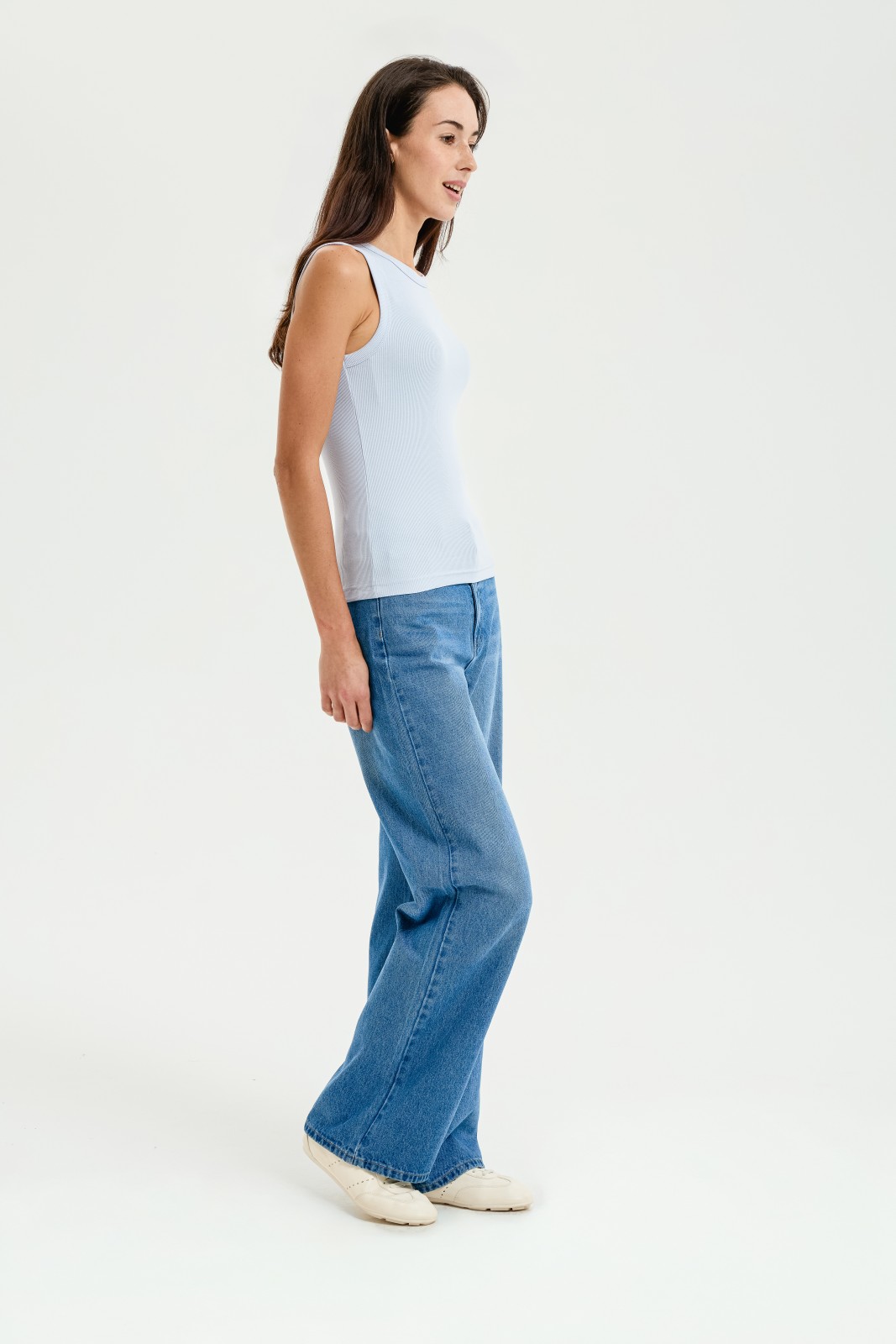 Майка из хлопка без рукавов