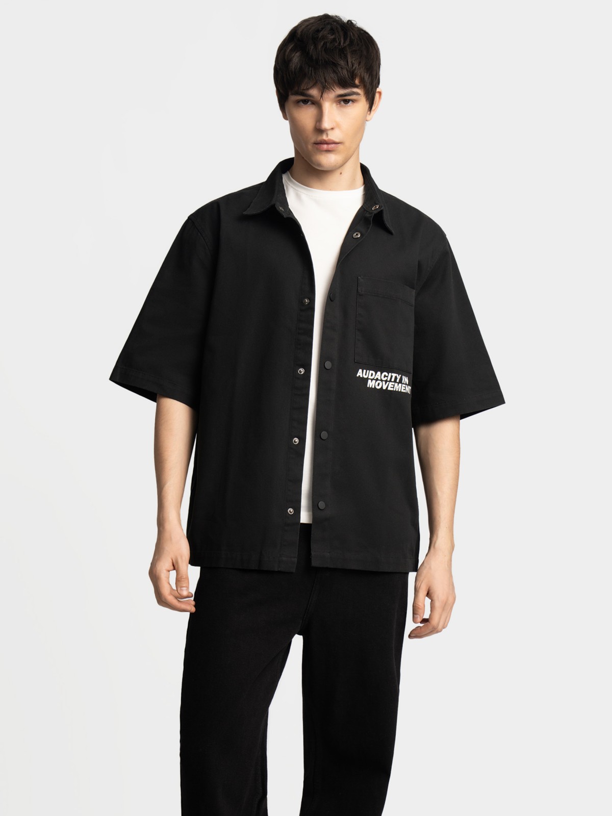 Рубашка с  короткими рукавами