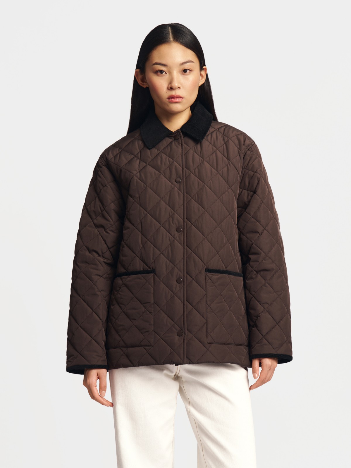 Куртка на синтепоне с воротником