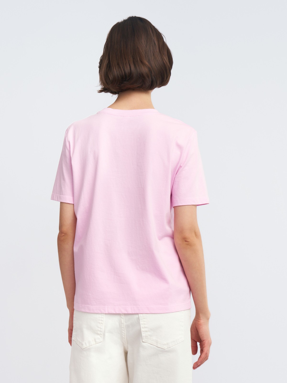 Футболка из хлопка с надписью