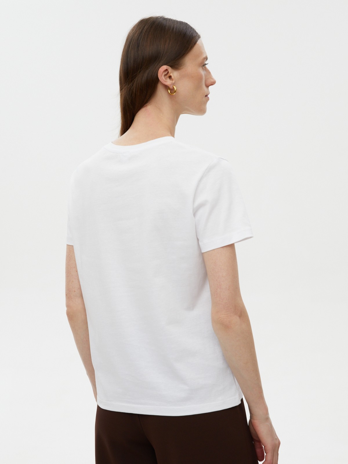 Футболка из хлопка с надписью