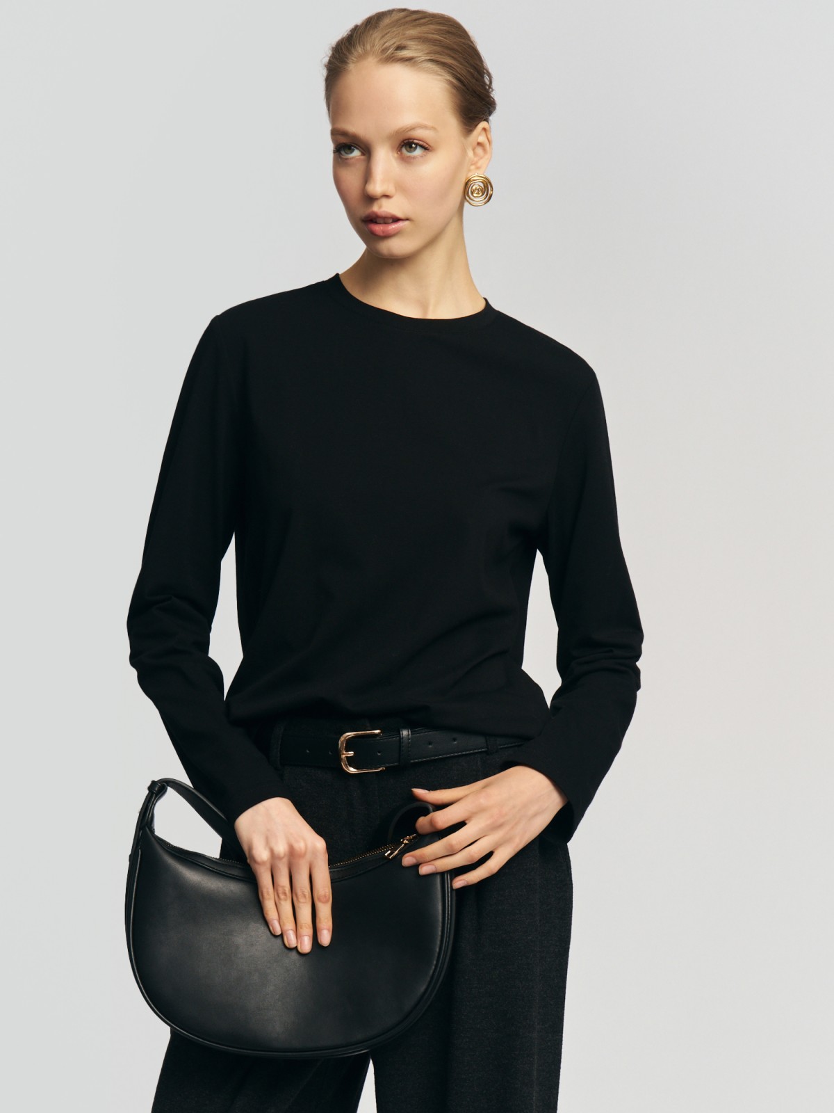 Лонгслив из хлопка