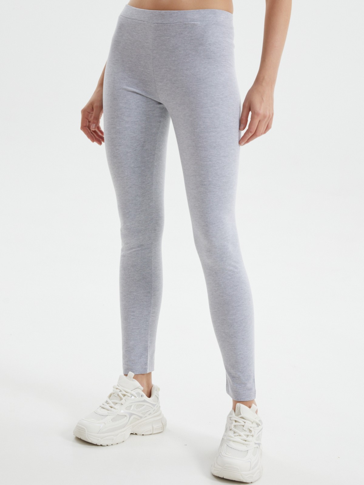 Трикотажные легинсы из хлопка